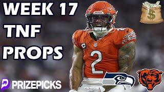 PRIZEPICKS NFL PICKS | WEEK 17 | THURSDAY NIGHT FOOTBALL | SEAHAWKS BEARS | NFL PLAYER PROPS PICKS