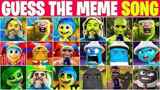 Guess The Meme Song | Famous Meme Sing Spongebob, Shrek, TADC, Zoonomaly Theme Song #506