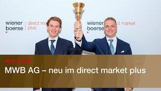 MWB AG neu an der Wiener Börse – DIRECT TALK