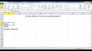 110.- Excel infinito. ¿Cómo utilizar el zoom en un documento?