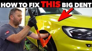 MASTERING The Art Of BIG DENT REPAIR: Expert Tips And Tricks | NO Paint