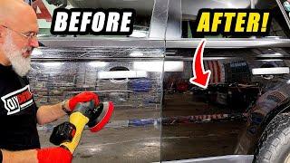 How to polish BLACK PAINT to a showroom shine (with just 1 pad!)