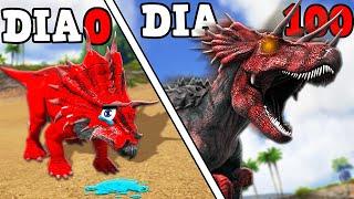 O PEQUENO TRIKE SE TORNOU CARNIVORO NA SUPER EVOLUÇÃO! 100 DIAS ARK