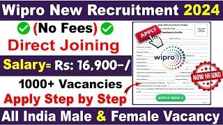 1000 Vacancies  Wipro Work From Home Jobs in Tamil Nadu 2024 | How to Apply Step by Step | SVA