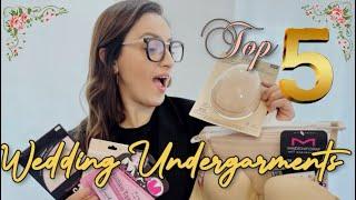 Top 5 Wedding Dress Undergarments