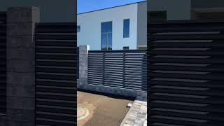 Стильный забор и плитка в цвете Оникс — проект 2024 в СТ Белмонэф  #FaBrick  #Shorts
