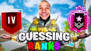 GUESSING RANKS RETURNS