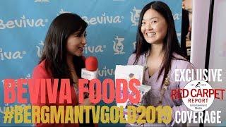 Beviva Foods interviewed at #DorisBergman's 10th Luxury Lounge & Party #BergmanTVGold2019