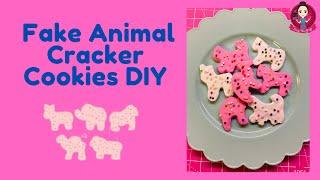 Fake Animal Cracker Cookies