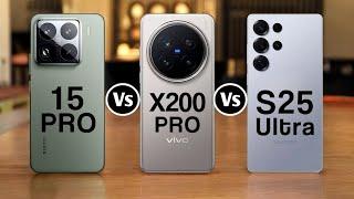 Xiaomi 15 Pro Vs Vivo X200 Pro Vs Samsung Galaxy S25 Ultra