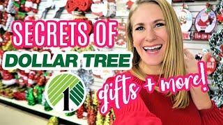 DOLLAR TREE SHOPPING SECRETS FOR CHRISTMAS!    (gift ideas, DIY & more!)