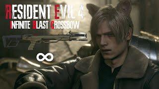 Resident Evil 4 Remake - Infinite Blast Crossbow Only in Professional Full Gameplay