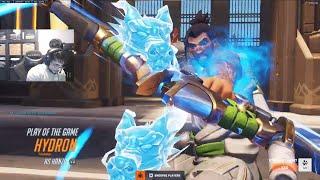 POTG! 18K DMG! HYDRON INSANE HANZO GAMEPLAY SEASON 12 OVERWATCH 2