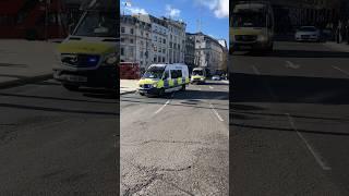 Metropolitan Police public order vans responding during 11/11/23 protests #police #london