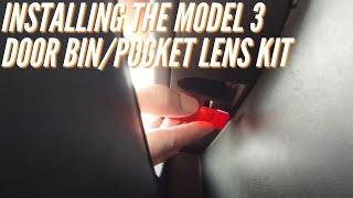 Installing the Colored Door Pocket Lens Kit for Tesla Model 3