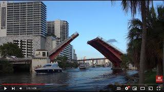 Drawbridge opening and closing