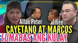 ALLAN PETER CAYETANO LUMABAS NA TUNAY NA KULAY II IMEE MARCOS KUMPIRMADO TROJAN HORSE