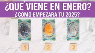 ¿Qué viene en enero? ¿Cómo empezarás el 2025? || Tarot interactivo 