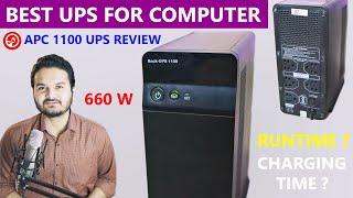 Best UPS For Computer - APC 1100VA Review | Backup Time UPS + Glance Of APC 600VA [SANEETS Gear]