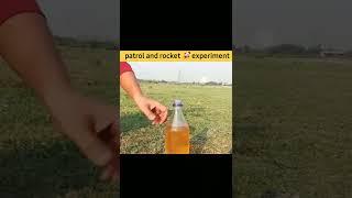 rocket   in patrol bottle experiment || AA Knowment  #shorts #experiment