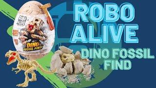 Zuru Robo Alive Dino Fossil Find Unboxing Review | The Upside Down Robot