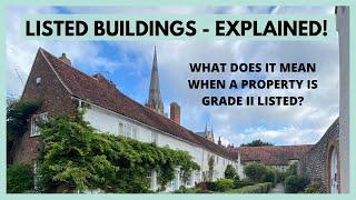 What is a Listed Building? + Local Tour of Chichester Grade II Buildings