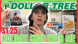 DOLLAR TREE HOLIDAY SHOP WITH ME in SATURDAY MADNESS | I lost my mind over this find!!