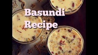 basundi recipe, how to make basundi | quick basundi recipe