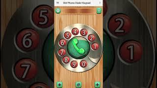 Old Phone Dialer Keypad Rotary 2023
