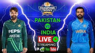 Live | India vs Pakistan Cricket Live Score | Match 5 | ICC Champions Trophy 2025 | Live Streaming