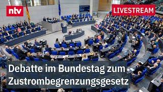 LIVE: Debatte im Bundestag zum Zustrombegrenzungsgesetz