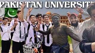 PAKISTAN STUDENTS SHOW ME AROUND THEIR UNIVERSITY IN PESHAWAR  (I Test Them English).