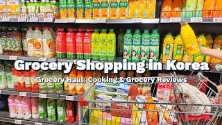 Shopping in Korea vlog | Grocery Food haul with Prices | Grocery Shopping in Korea