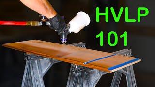 HVLP Spray Finishing 101 - Spray Gun Setup - Shop Cabinet Build Part 3