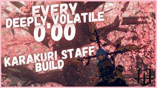 ALL Deeply Volatile vs BEST Karakuri Staff Build | Wild Hearts