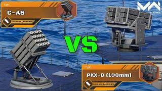 C-AS (C-Dome) VS PKX-B (130mm) | Epic Grenade Launcher Comparison | Modern Warship