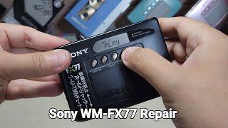 Sony WM-FX77 Repair Cassette Player Walkman