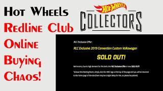 Hot Wheels Redline Club Online Buying Chaos!!!