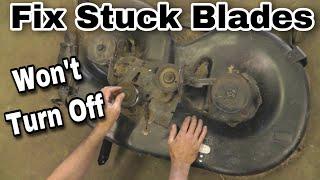 How To Fix Stuck Deck Engagement (Blades Always Spinning)