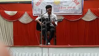 BASANTA-cover(PRAJWAL SHRESTHA) FIRST PERFORMANCE AT COLLEGE