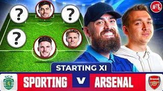 Starting XI Live | Sporting CP vs Arsenal