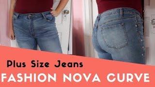 Plus Size TRY ON Haul| Size 14 Fashion Nova Curve Jeans Try On |