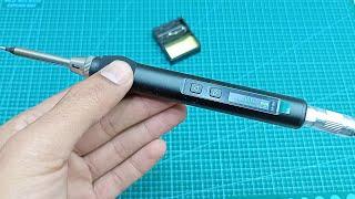 Fnirsi HS-01 Intelligent 65watt Soldering Iron unboxing reviews