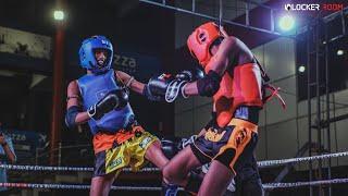 Prabhav (Red) vs Anjin (Blue) | Youth Muay Thai Fight League 3  | Thrissur | Kerala | Fights