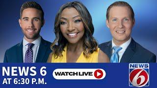 WATCH LIVE: News 6 at 6:30 p.m. | When we'll get a relentless rain reprieve