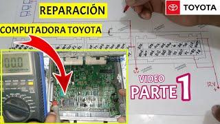 REPARACIÓN DE COMPUTADORA TOYOTA 3SFE /1RA PARTE FALLA DE ENCENDIDO/ CURSO DE ECU RESUELTO EN CLASE