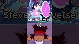 Steven Universe vs K.O. #stevenuniverse #okko #cartoon #edit #anime #stevenuniverseedit #vs