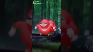 Baby Yoda Ugandan Knuckles crossover meme - This is da wae