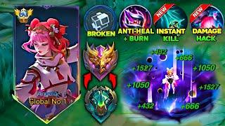 TOP GLOBAL ANGELA BEST BUILD & EMBLEM 2024EZ GUIDE