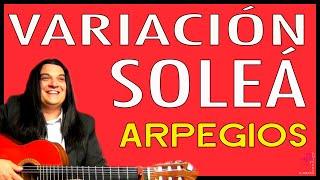  SOLEA VARIACION #1 BONITA Y FLAMENCA  GUITARRA ESPAÑOLA FLAMENCO ARPEGIOS COMPAS 12 TIEMPOS